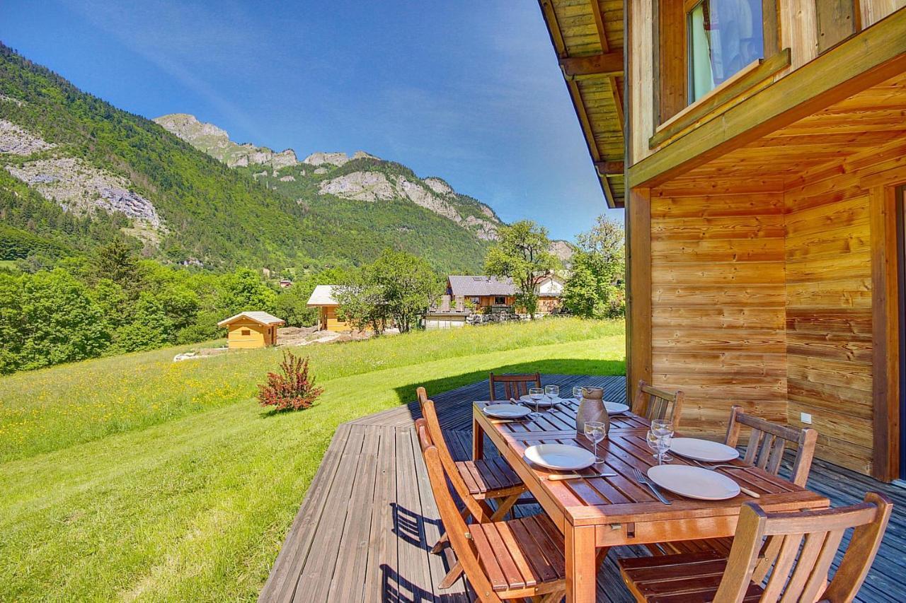 Chalet Wifi - Le Biot - 8 Personnes - Chalet Morand Dış mekan fotoğraf