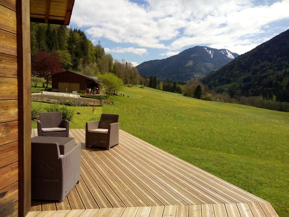 Chalet Wifi - Le Biot - 8 Personnes - Chalet Morand Dış mekan fotoğraf